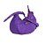 Bolsa Feminina Pequena Baguete Prisma Luiza Barcelos Violetta - Imagem 2