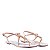 Sandália Feminina Crystal Logo Schutz Dourada - Imagem 2