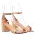 Sandália Feminina Aghata Croco Metalizada SS23 Schutz Dourada - Imagem 2