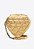 Bolsa Feminina Tiracolo Love Couro Pré Fall23 Schutz Dourado - Imagem 3