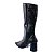 Bota Feminina Melina Lisa Espelho Meu Specchio Brand Preto - Imagem 3