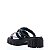 Sandália Feminina Bruna Tratorada Spikes Espelho Meu Specchio Brand Preto - Imagem 3