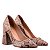 Scarpin Feminino Karina Textura Animalier Espelho Meu Specchio Brand Nude - Imagem 2