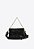 Bolsa Feminina Média Couro Matelassê Alça Tiracolo e Corrente Schutz Preta - Imagem 3