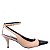 Scarpin Feminino Salto Baixo Grease Luiza Barcelos Off White - Imagem 1