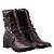 Bota Feminina Cano Médio Grease Coffee Luiza Barcelos Marrom - Imagem 2