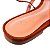 Sandália Feminina Rasteira Tassel Prisma Luiza Barcelos Camel - Imagem 5