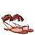 Sandália Feminina Rasteira Tassel Prisma Luiza Barcelos Camel - Imagem 2