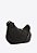Bolsa Feminina Média Baguete Alça Tiracolo Ajustável Detalhes Escristos Schutz Preto - Imagem 2