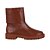 Coturno Feminino Cano Curto Sobreposto Luiza Barcelos Camel - Imagem 1