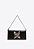 Bolsa Feminina Pequena Tiracolo Clutch Bloom Couro Schutz Preto - Imagem 2