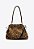 Bolsa Feminina Média Tote Tiracolo Bag Estampa Texturizada Schutz Camel - Imagem 6