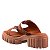 Sandália Feminina Marcela Fivela Hotfix Like A Shine Specchio Brand Camel - Imagem 3