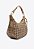 Bolsa Feminina Média Baguete Tiracolo Triangle Schutz Nude - Imagem 2