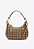Bolsa Feminina Média Baguete Tiracolo Triangle Schutz Nude - Imagem 1