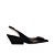 Scarpin Feminino Salto Baixo Anabela Aviamento Luiza Barcelos Preto - Imagem 1