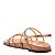 Papete Feminina Milena Fivela Strass Like A Shine Specchio Brand Dourado - Imagem 3