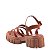 Sandália Feminina Jhessy Tratorada Tiras Like A Shine Specchio Brand Camel - Imagem 3