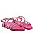 Papete Feminina Milena Fivela Strass Like A Shine Specchio Brand Rosa - Imagem 2