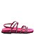 Papete Feminina Milena Fivela Strass Like A Shine Specchio Brand Rosa - Imagem 1