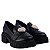 Mocassim Feminino Helena Coração Like A Shine Specchio Brand Preto - Imagem 2
