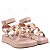 Sandália Feminina FlatForm Marina Spikes Like A Shine Specchio Brand Branco - Imagem 2