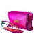 Rasteira Feminina Kelly Tiras Metal Color Like A Shine Specchio Brand Rosa - Imagem 1