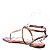 Rasteira Feminina Alice Tiras Metal Color Like A Shine Specchio Brand Bronze - Imagem 4