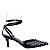 Scarpin Feminina Salto Baixo Spikes Luiza Barcelos Preto - Imagem 1
