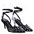 Scarpin Feminina Salto Baixo Spikes Luiza Barcelos Preto - Imagem 2