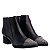 Bota Feminina Cano Baixo Ponta Cristais Luiza Barcelos Preto - Imagem 2
