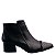 Bota Feminina Cano Baixo Ponta Cristais Luiza Barcelos Preto - Imagem 1