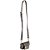 Mini Bolsa Metal Leather Encaixe Geométrico Luiza Barcelos Chumbo - Imagem 6