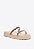Papete Feminina Strass Logo Pedraria Resort 24 Schutz Rose - Imagem 3