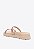 Papete Feminina Strass Logo Pedraria Resort 24 Schutz Rose - Imagem 2