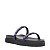 Papete Feminina Strass Logomania Resort 24 Schutz Azul Marinho - Imagem 2