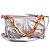 Bolsa Feminina Pequena Tiracolo Corrente Vicky Resort 24 Schutz Prata - Imagem 3