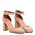 Sandália Feminina D'Orsay Salto Bloco Luiza Barcelos Off White - Imagem 2