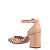 Sandália Feminina D'Orsay Salto Bloco Luiza Barcelos Off White - Imagem 3