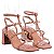 Sandália Feminina Evelyn Spike Sonho De Verão Specchio Brand Nude - Imagem 2