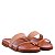 Papete Feminina Thais Tiras Sonho De Verão Specchio Brand Camel - Imagem 2