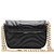 Bolsa Feminina Média Lily Tiracolo Logomania Vicenza Preto - Imagem 3