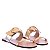 Rasteira Feminina Suelen Fivela Metalizado Sonho De Verão Specchio Brand Dourado - Imagem 3
