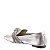 Mocassim Feminino Brilho Strass Laço Schutz Prata - Imagem 3