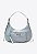 Bolsa Feminina Média Tiracolo Logomania Vicenza Azul - Imagem 2