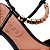 Scarpin Feminino Bico Fino Spikes Metalizado Vicenza Preto - Imagem 5
