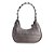 Bolsa Feminina Tiracolo Média Meia Lua Rock Luiza Barcelos Chumbo - Imagem 3