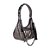 Bolsa Feminina Tiracolo Média Meia Lua Rock Luiza Barcelos Chumbo - Imagem 2