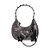 Bolsa Feminina Tiracolo Média Meia Lua Rock Luiza Barcelos Chumbo - Imagem 1
