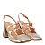 Scarpin Feminino Boneca Texturizado Luiza Barcelos Dourado - Imagem 2